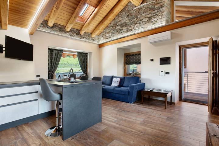 Ferienhaus für 2 Personen, mit Sauna und Balkon im Aostatal - 4