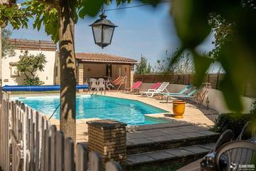 Location de vacances pour 6 personnes, avec jardin et balcon à Meynes