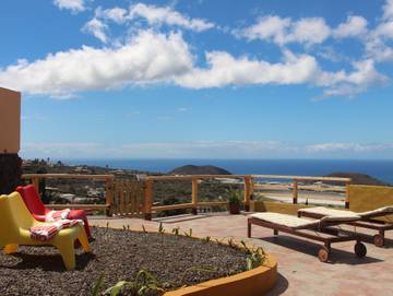 Bungalow für 5 Personen, mit Ausblick und Garten sowie Terrasse, kinderfreundlich auf La Palma