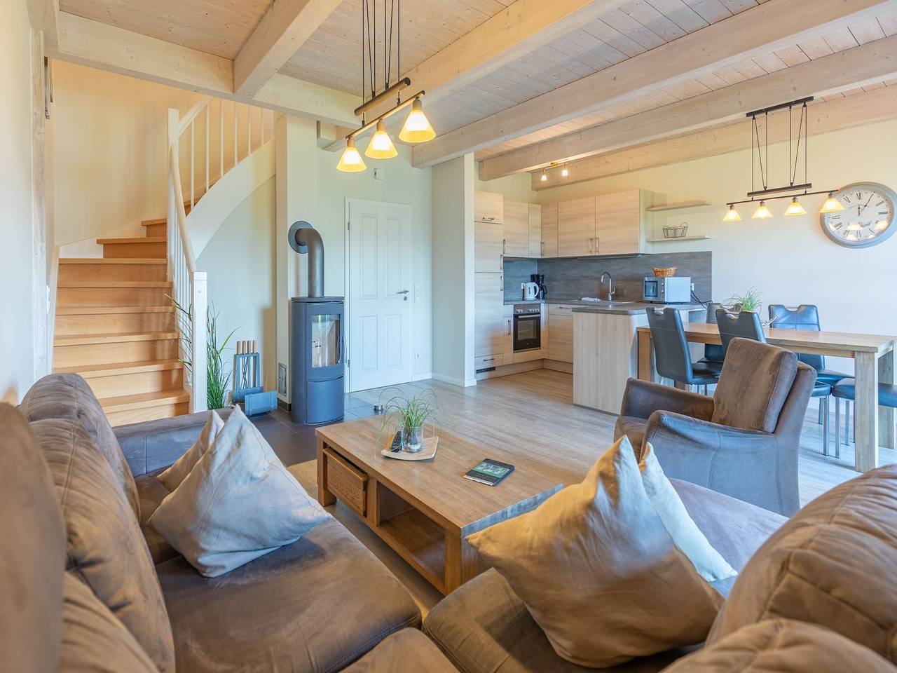 Skandinavisches Reihenhaus in Dagbüll mit Sauna in Dagebüll, Nordfriesland