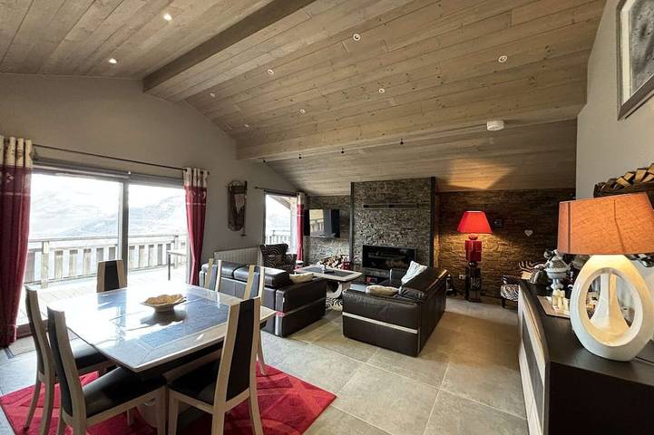 Chalet pour 10 personnes, avec terrasse à Auris