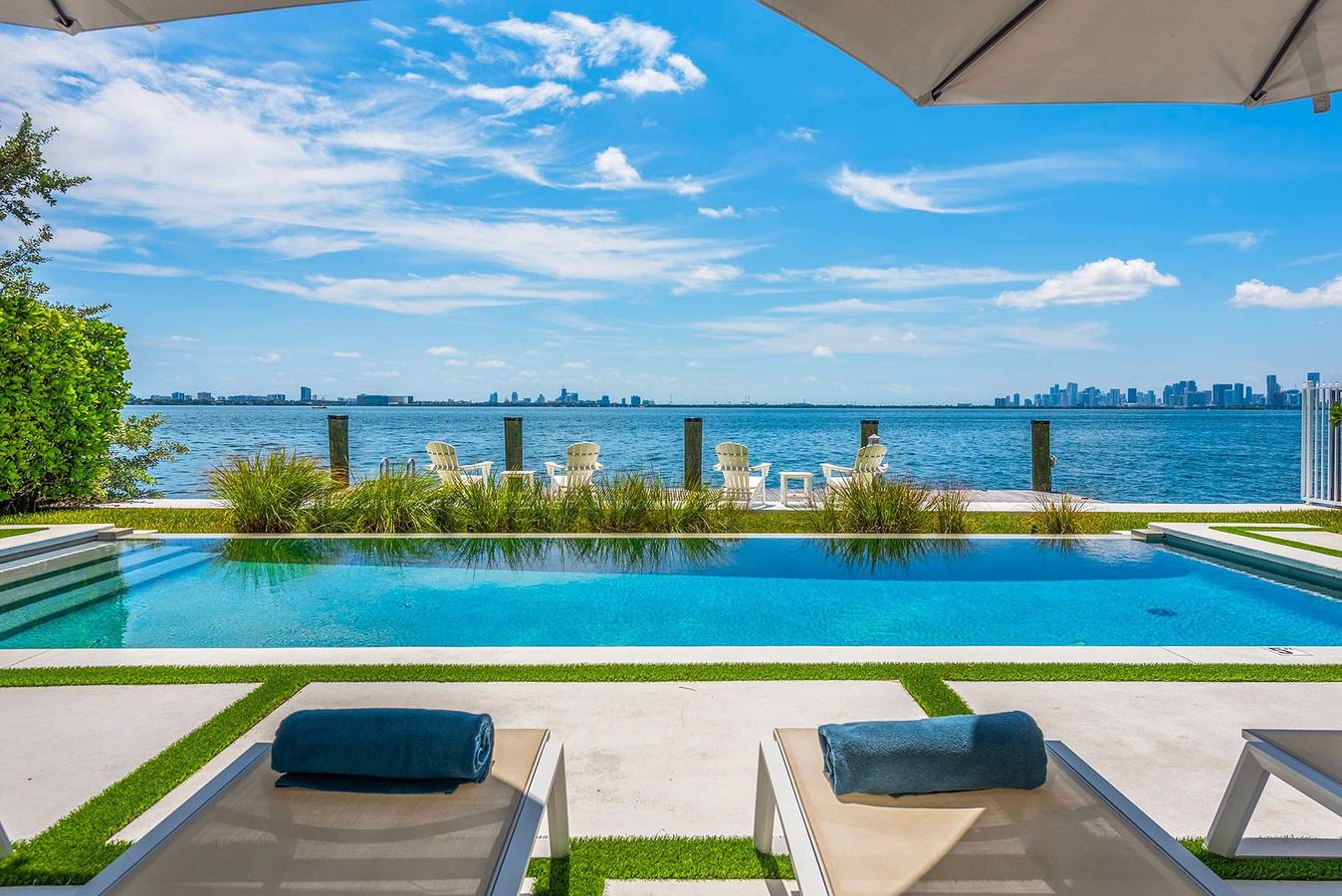 Luxury Bayfront Villa with Pool  New Construction in North Bay Village, Florida