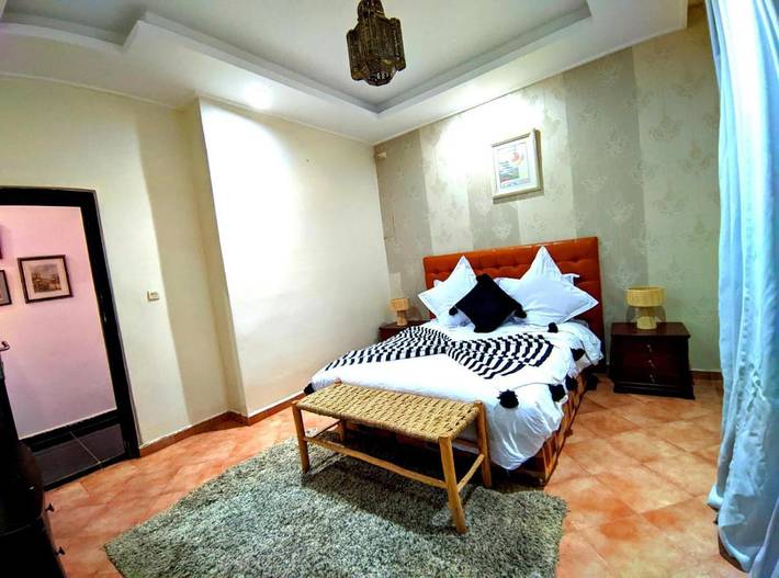 Chambre d’hôte pour 8 personnes, avec jardin et terrasse ainsi que piscine et vue dans Sidi Youssef Ben Ali - 4