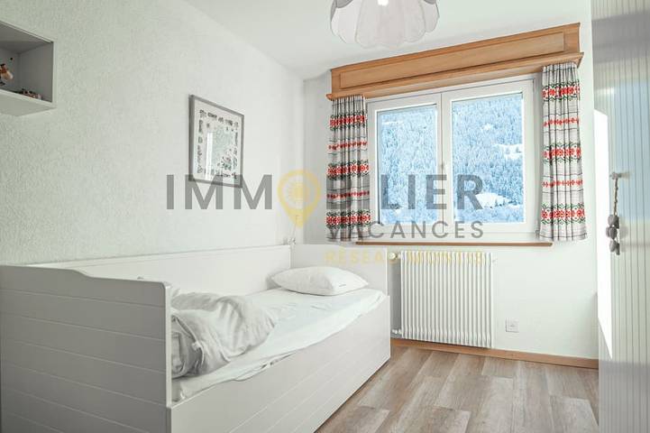 Gîte pour 5 personnes, avec balcon dans Vissoie - 2