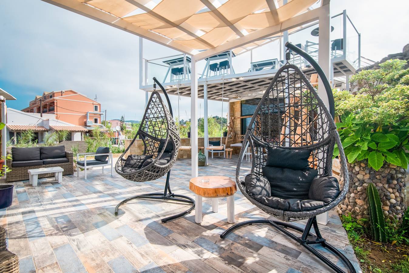 Entire studio, 'Mirage Arillas Studio Type C17' with Shared Pool & Wi-Fi in Arillas, Corfu