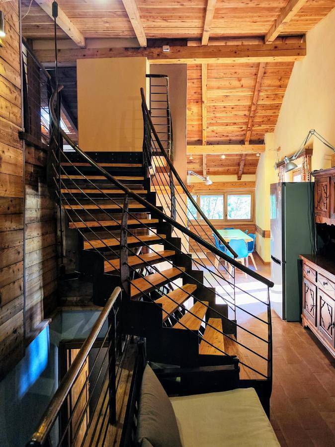 Gîte pour 4 personnes, avec Balcon et Terrasse ainsi que Jardin et Sauna à Demonte