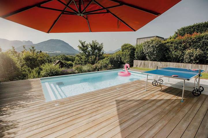 Maison de vacances pour 8 personnes, avec jardin et balcon à Argonay