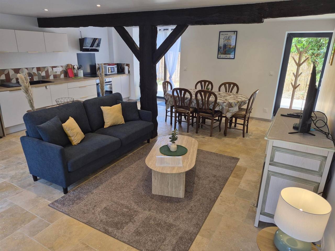 Casa de vacaciones 'Ker Marin - Maison Ty Gargouille' con terraza, jardín privado y Wi-Fi in Penvins, Sarzeau