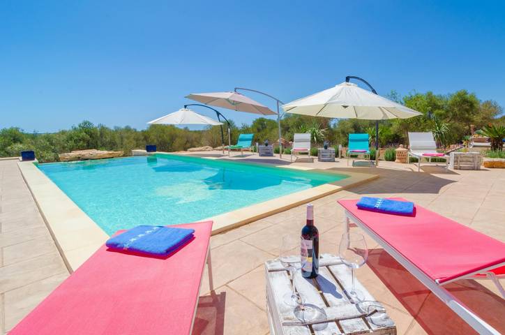 Finca für 6 Personen, mit Terrasse in Ses Salines
