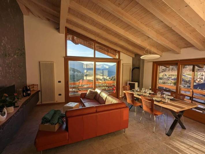 Gîte pour 4 personnes, avec vue et balcon, animaux acceptés à Villa del Monte