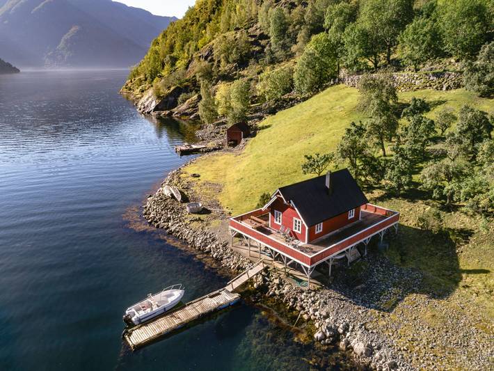 Dom dla 7 osób, z Taras i Sauna w Norwegia