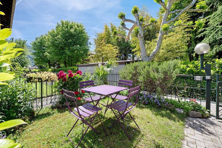 Ferienhaus für 6 Personen, mit Balkon und Garten am Luganersee