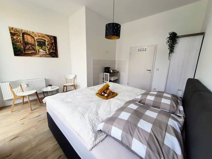 Ganze Wohnung, Willkommen im Hogulu - Haus 1, Appartement 23 in Brandenburg an der Havel! in Brandenburg an der Havel