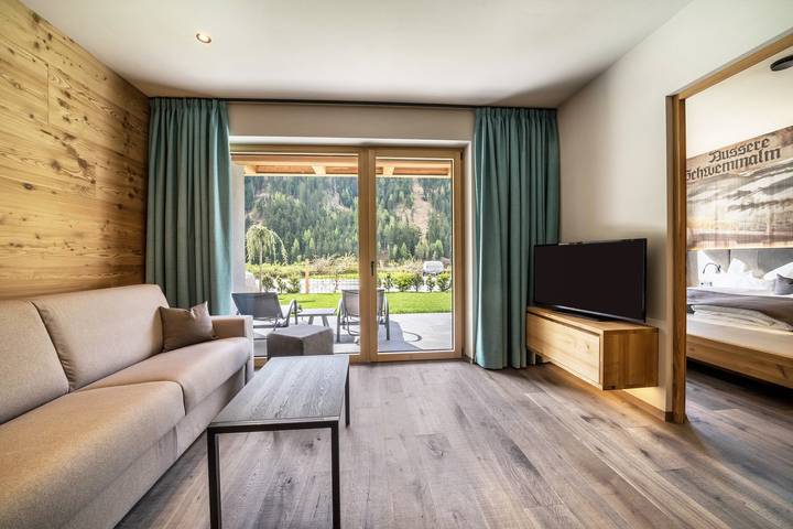 Ferienwohnung für 6 Personen, mit Sauna und Garten