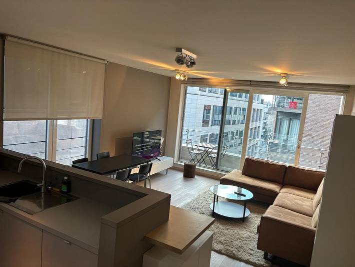 Vakantieappartement voor 6 personen, met balkon en uitzicht in Brussel