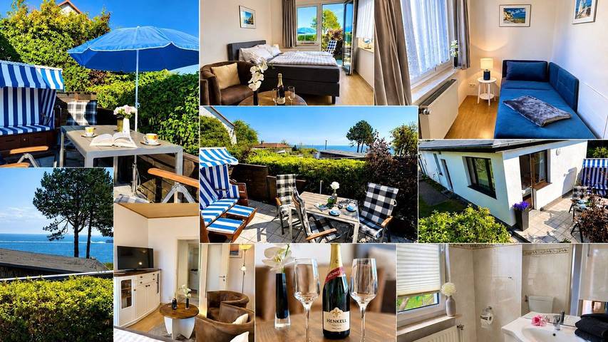 Ferienhaus für 3 Personen, mit Garten und Seeblick in Sassnitz