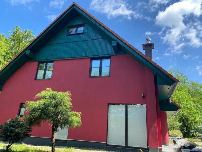 Ferienwohnung für 4 Personen, mit Balkon und Terrasse sowie Garten und Ausblick in Altenbrak