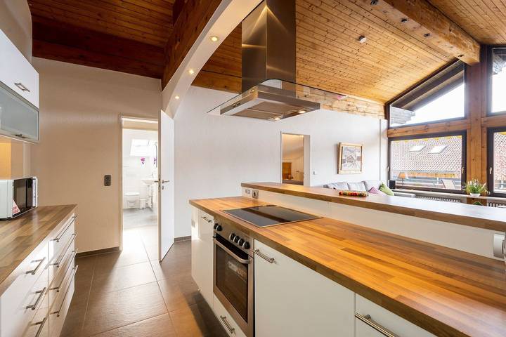 Ferienwohnung für 7 Personen, mit Ausblick und Balkon sowie Sauna, mit Haustier in Fischen - 3