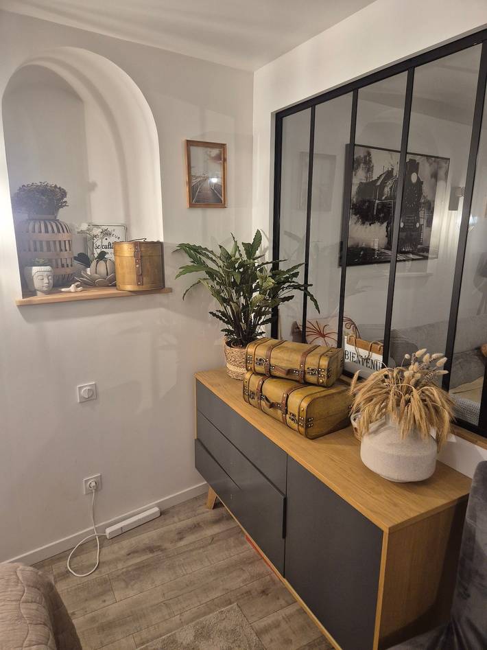 Suite 'La chambre du Petit loft' in Baguer-Pican, Saint-Malo region