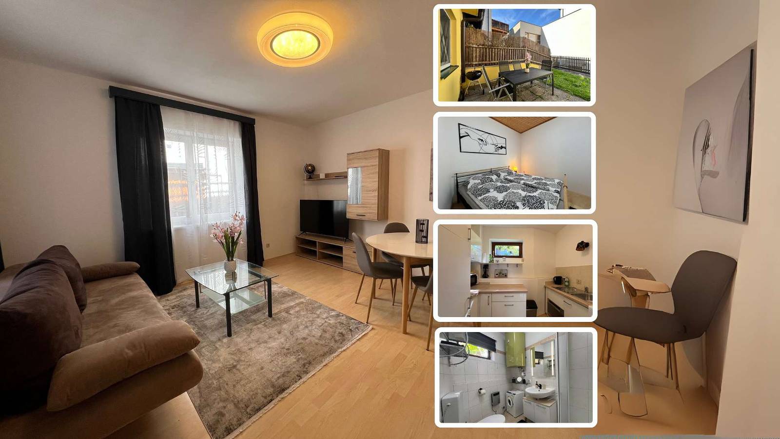 Ganze Wohnung, Ferienwohnung für 4 Personen mit Balkon/Terrasse in Grundlsee, Totes Gebirge