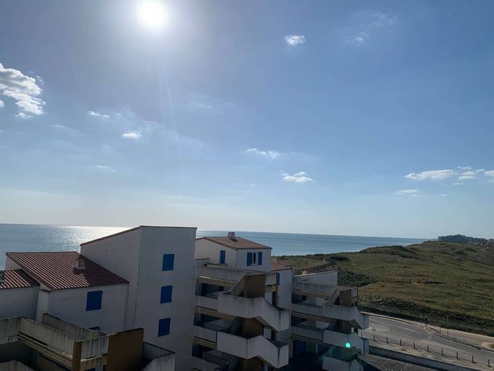Gîte pour 4 personnes, avec balcon et balcon/terrasse dans Plage des Mouettes