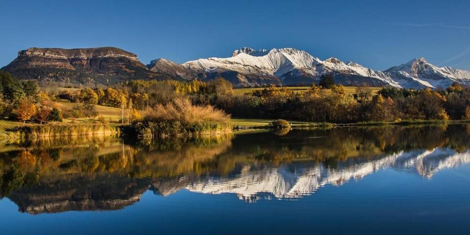 Location de vacances pour 6 personnes, avec terrasse et vue à Cornillon-en-Trièves