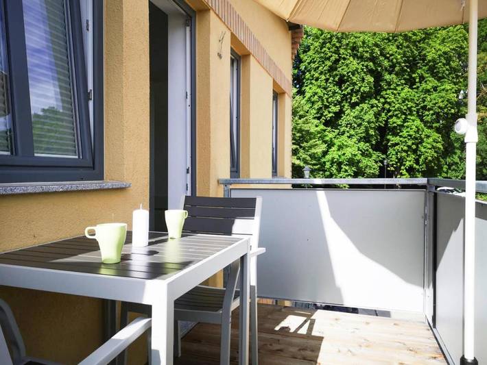 Ferienhaus für 3 Personen, mit Balkon in Malchow