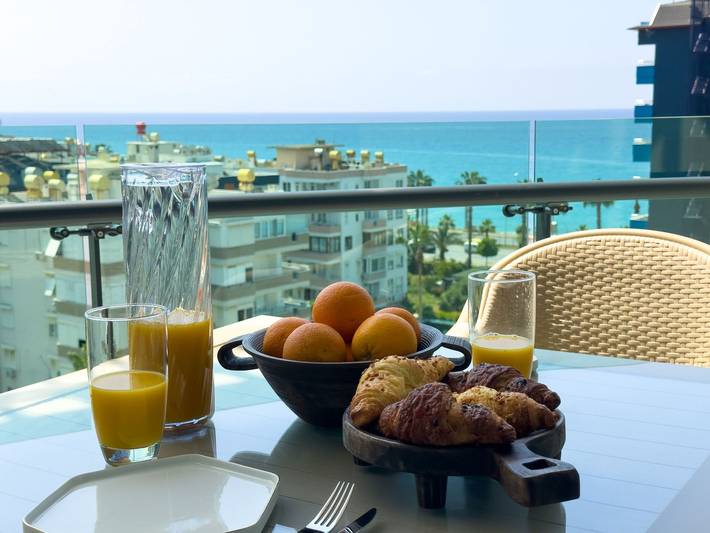 Gîte pour 3 personnes, avec sauna ainsi que balcon et piscine à Alanya