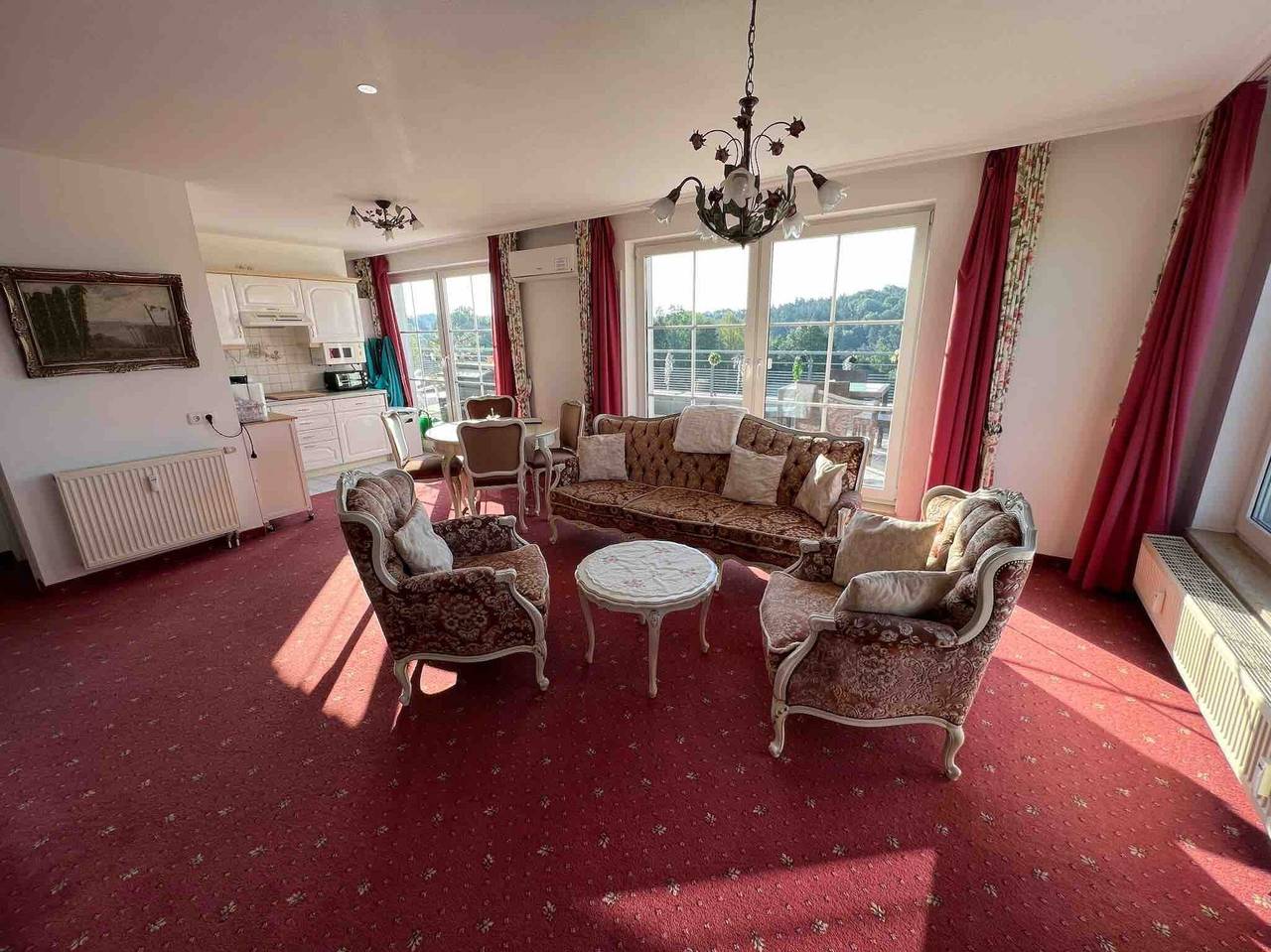 Ganze Wohnung, Apartment „Romantik-Suite mit Whirlpool“, Seeblick, privater Terrasse & Wlan in Enderndorf am See, Spalt