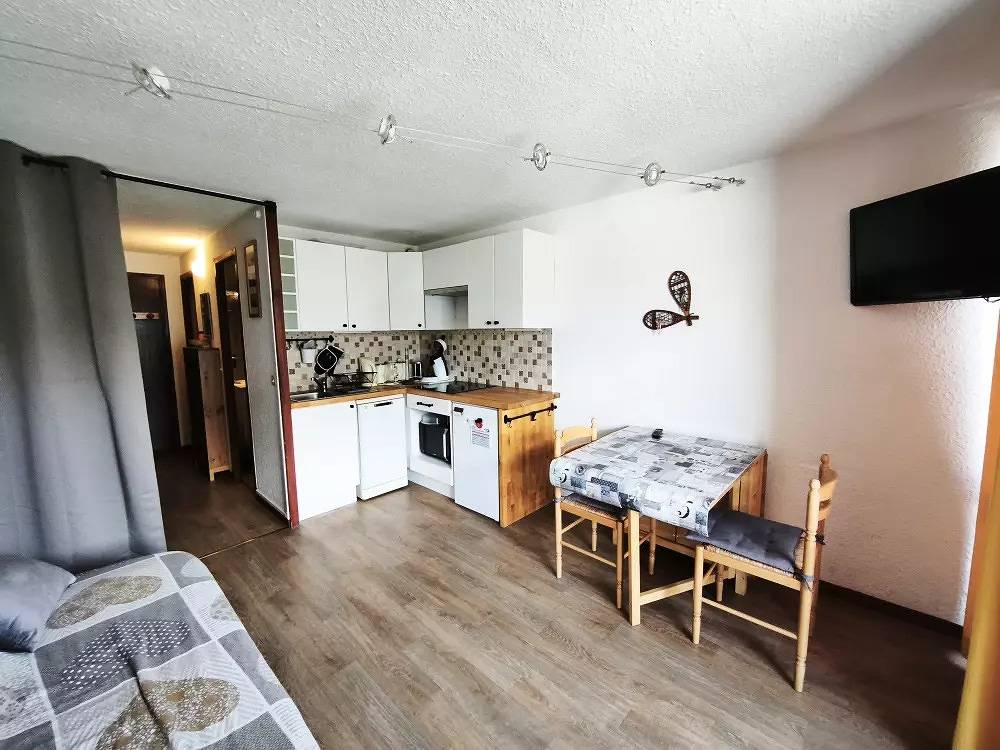 Estudio entero, Estudio 4 personas de 21m2 in Orcières, Parque Nacional de los Ecrins