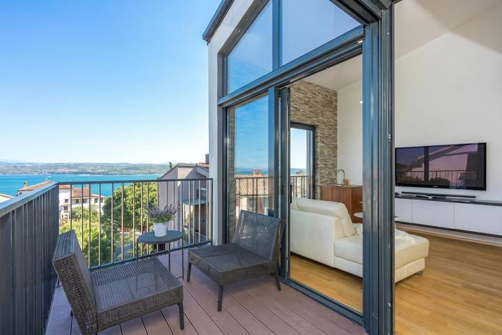 Penthouse pour 4 personnes, avec balcon et vue sur l’océan à Koper - 3