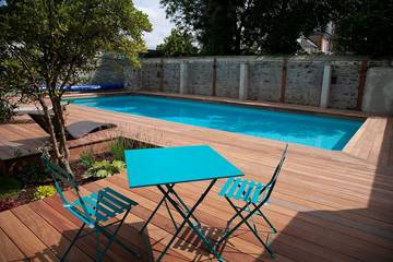 Gîte pour 2 personnes, avec piscine et jardin à Coutances
