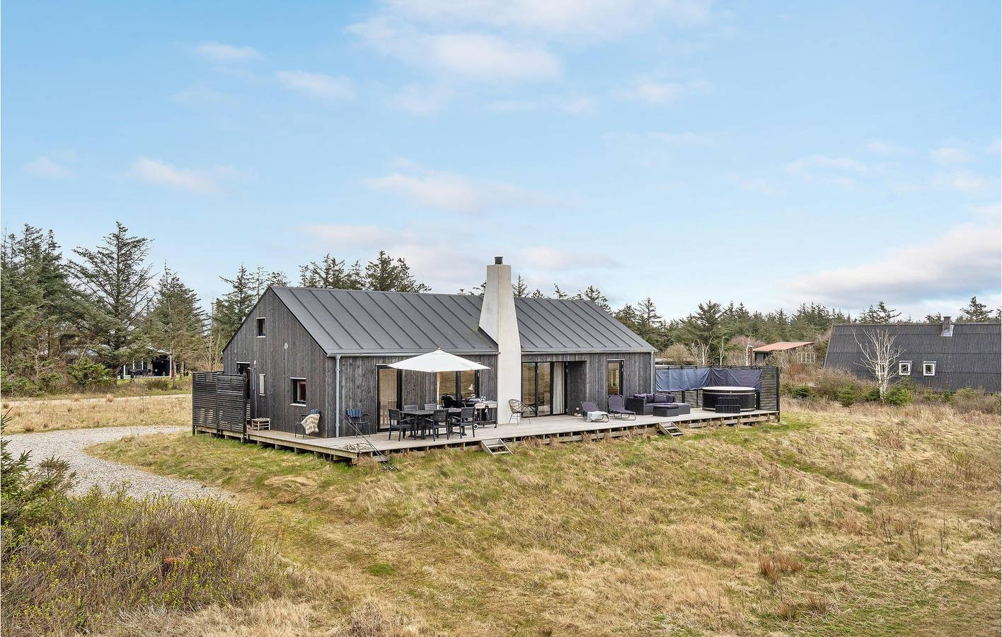 Ferienhaus für 8 Personen mit Terrasse in Thyholm, Oddesund