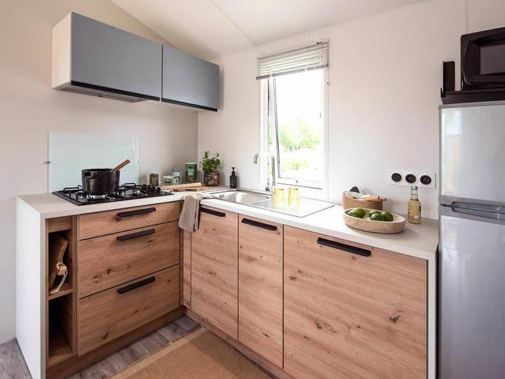 Mobil home pour 4 personnes, avec bassin pour enfant à Thonac - 3