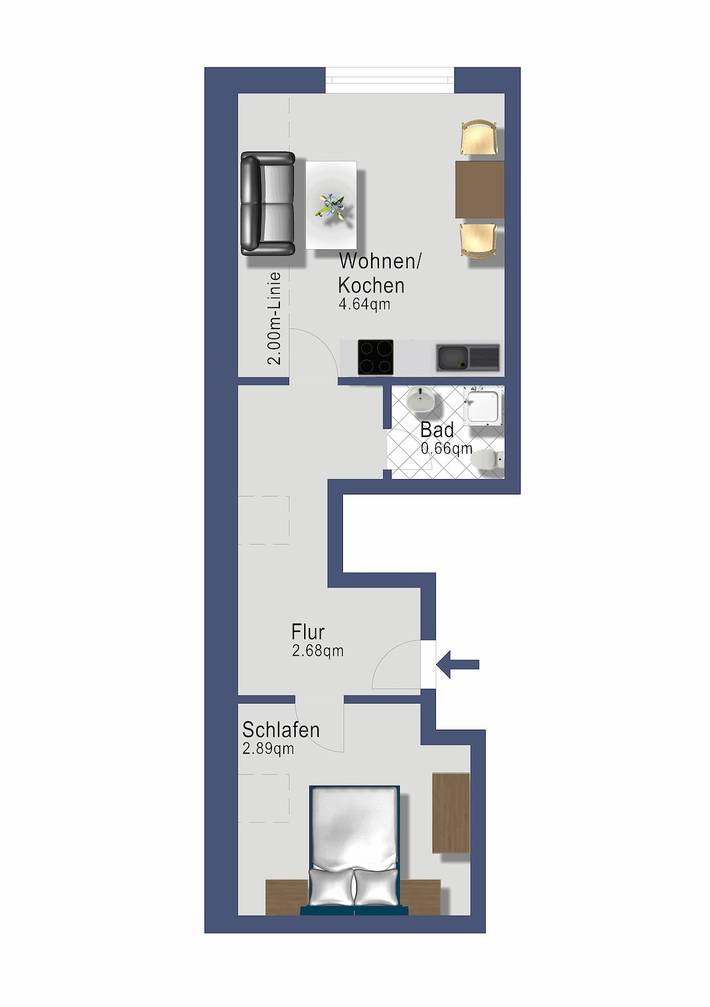 Ferienwohnung für 4 Personen, mit Terrasse und Whirlpool sowie Garten und Sauna an der Schlei-Ostsee