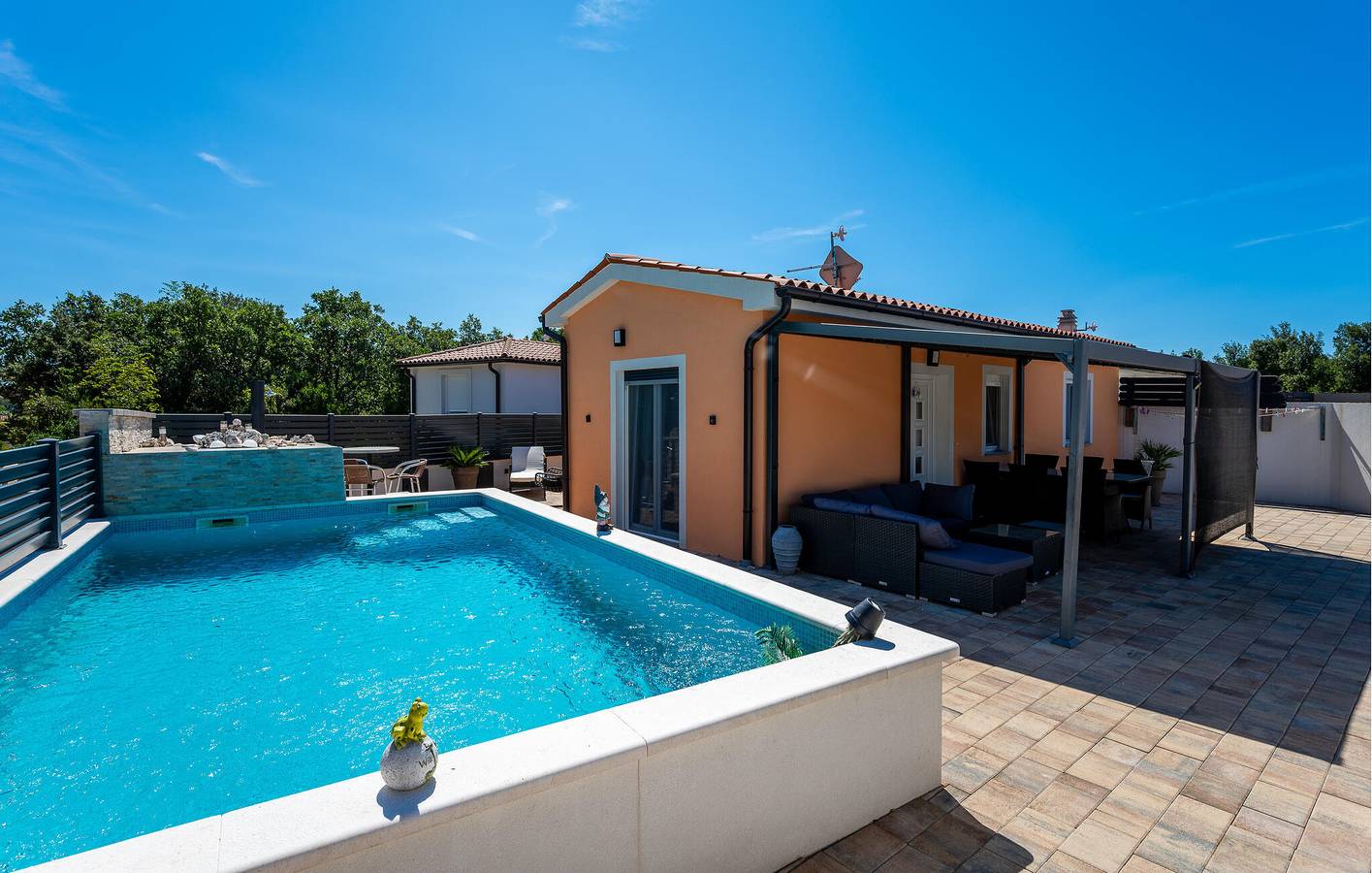 Ferienhaus für 4 Personen mit Pool in Barbariga, Südküste Istrien