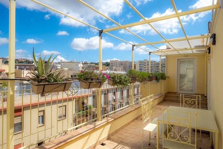 Loft per 4 persone, con panorama e terrazza a Cagliari