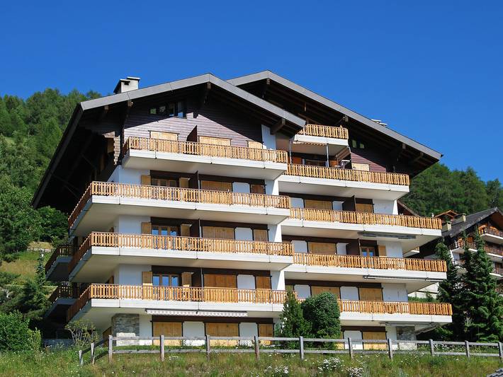 Vakantieappartement voor 6 personen, met Balkon en Uitzicht in Veysonnaz