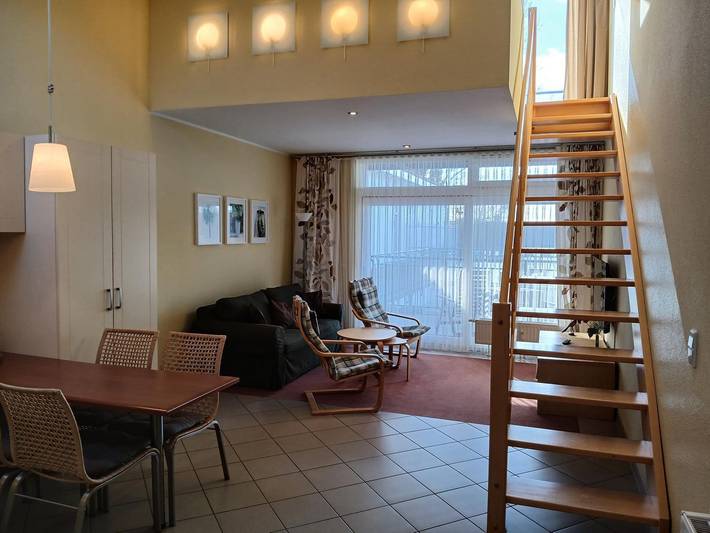 Ferienwohnung für 2 Personen, mit Balkon und Sauna sowie Seeblick in Granzow