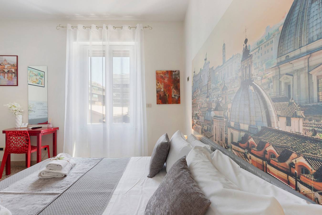 Kamer 'Camera Tripla - Trastevere' met wifi en airconditioning in Rome, Provincie Rome