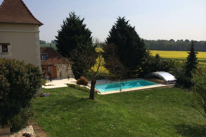 Maison de vacances pour 4 personnes, avec jardin à Abilly