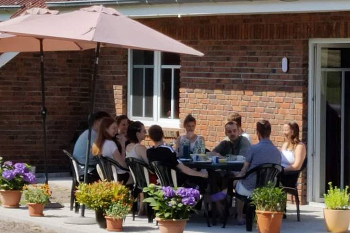 Ferienhaus für 12 Personen, mit Terrasse und Garten