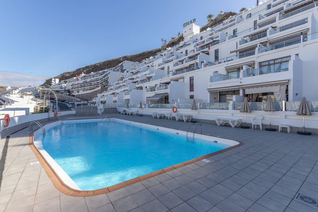 Ganze Wohnung, Urlaub 'Smil' mit Meerblick, Gemeinschaftspool und Wi-Fi in Mogán, Gran Canaria Süd