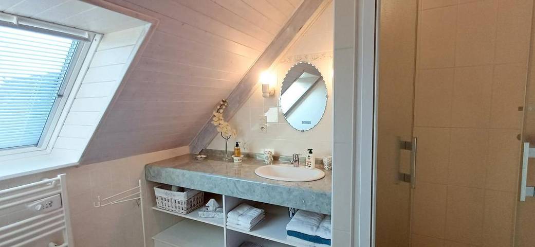 Maison de campagne pour 3 personnes, avec Terrasse ainsi que Jardin et Vue à Mahalon - 4