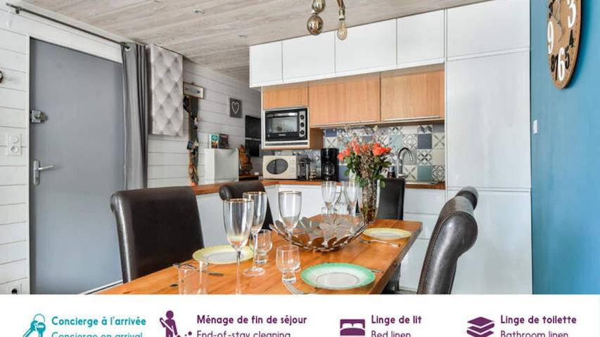 Gîte pour 5 personnes, avec jardin dans Plage des sables d'or - 3