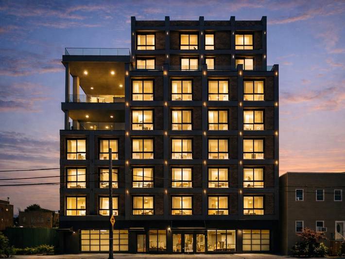 Apartamento entero, Habitación, 1 Cama Queen Size Con Vista A Manhattan in Queens, Nueva York
