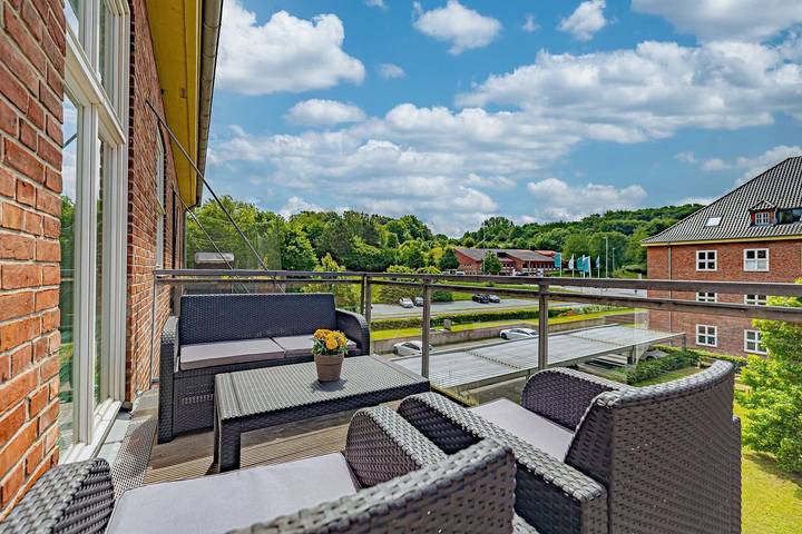 Ferienwohnung für 2 Personen, mit Ausblick und Balkon in Flensburg