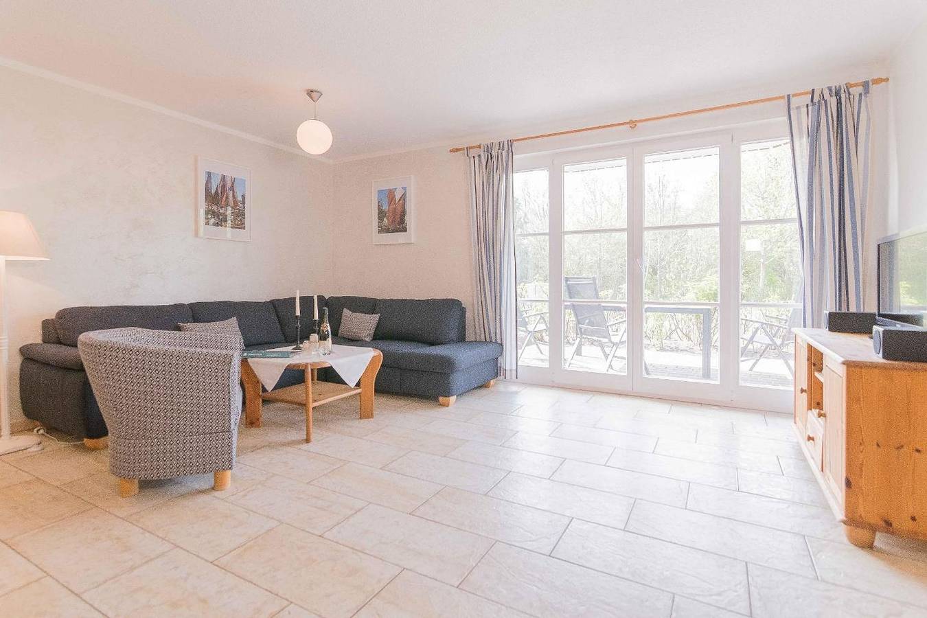 Ganze Wohnung, Erdgeschoss-Wohnung Lf 6.1 im Haus Windflüchter im Ostseebad Wustrow in Ostseebad Wustrow, Wustrow
