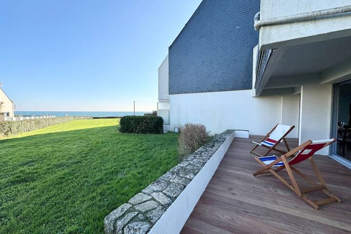 Appartement entier, T3 cosy rénové - Terrasse - Face à l’océan in Plage de Port Fontaine-Lomener, Ploemeur