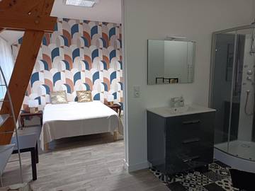 Cottage pour 2 personnes, avec jardin ainsi que terrasse et vue, animaux acceptés dans Montval-sur-Loir